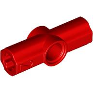 Lego Technic Axle and Pin Connector Angled #2 - 180° / Red