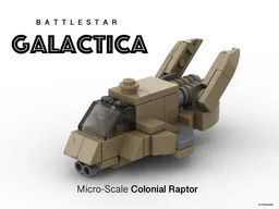 Battlestar Micro Scale Colonial Raptor