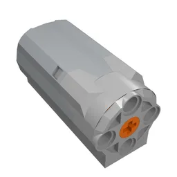 Motor, Medium, Power Functions, 3 x 6 x 3 with Dark Bluish Gray Bottom and 20cm Wire / Light Bluish Gray