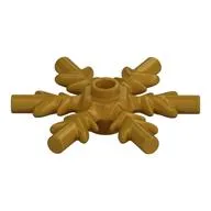 Snowflake / Star 4 x 4 / Pearl Gold
