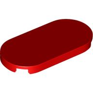 Lego Tile Round 2 x 4 / Red