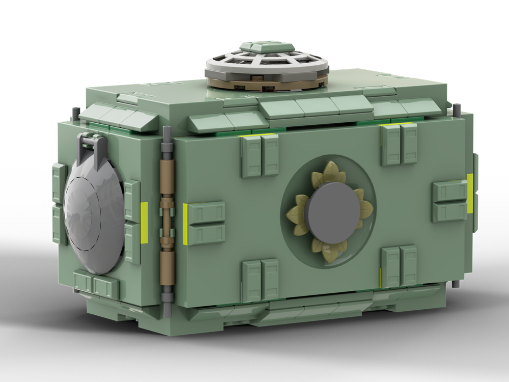 Lego Space Cargo - using Lego soccer panels