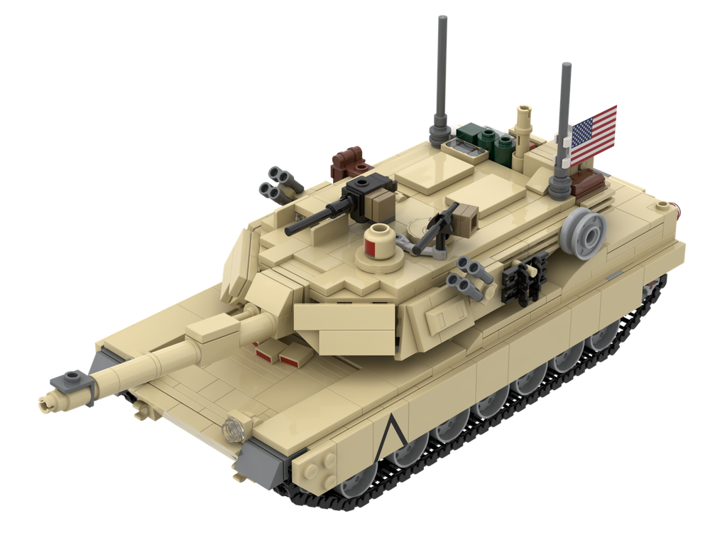 Lego M1A2 Abrams Tank w/ interior
