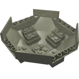 Cockpit 10 x 10 x 4 Octagonal / Dark Gray