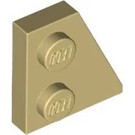 Wedge Plate 2 x 2 Right / Tan