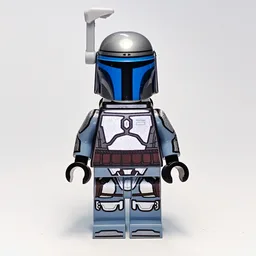 Jango Fett, Pearl Titanium Torso with Printed Arms