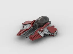 [2020 Version] Obi-Wan's Jedi Interceptor (75135) + Anakin's Jedi Interceptor (75281) 2Bricks Modification
