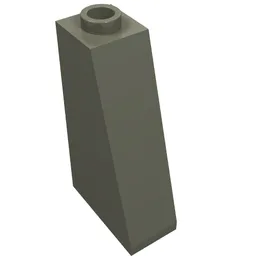 Brick Sloped 75° 2 x 1 x 3 with Open Stud / Dark Gray