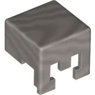 Helmet Rectangular Full Face / Flat Silver