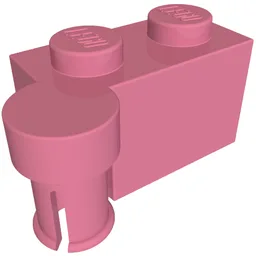 Hinge Brick 1 x 4 [Upper] / Medium Dark Pink