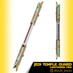 Space Wizard Temple Guard Lightsaber Pike