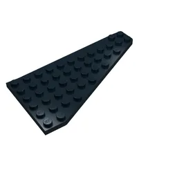Wedge, Plate 7 x 12 Wing Left / Black