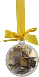 Holiday Ornament with Gold Bricks