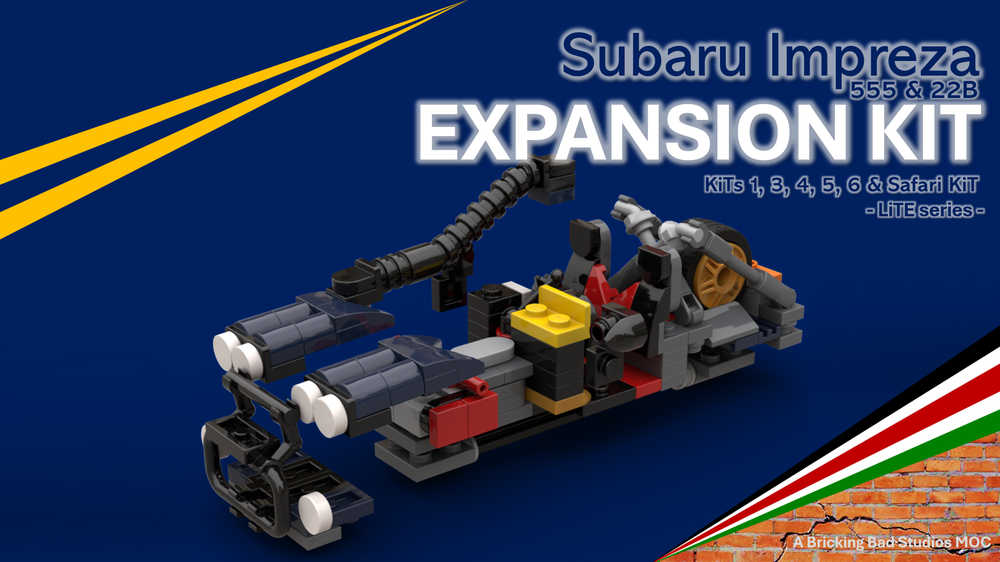 Lego Subaru Impreza Expansion KiT (LiTE series, class 555, class S22B)