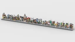 Mini Modular Buildings - The Set of 18 to Jan 2023