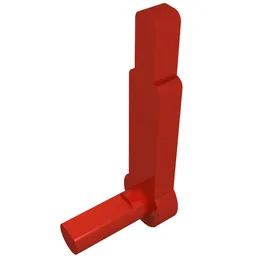 Train Level Crossing Gate Type 1, Handle / Red