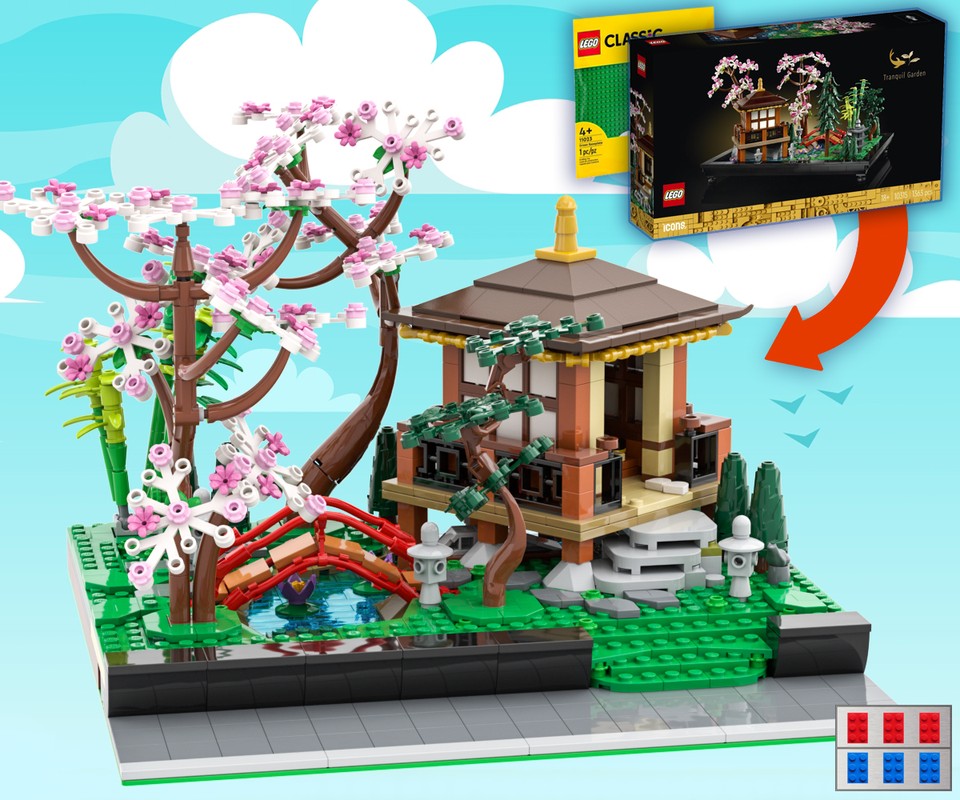 Lego Modular Tranquil Garden