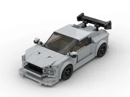 Mitsy Lancer Evo - Light Bluish Gray