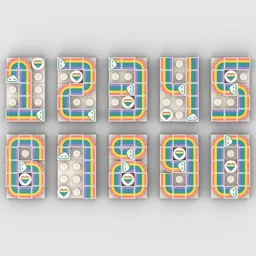 Rainbow Numbers 3x5