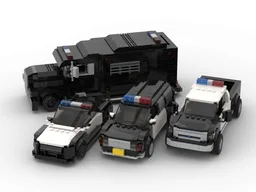 Lego Police Vehicle Pack - 8 Stud Speed Champions