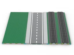 96 x 96 double track with road