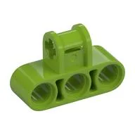 Technic Axle and Pin Connector Perpendicular Triple / Lime