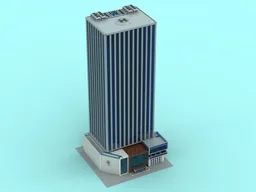 Commercial complex Mall+Hotel
