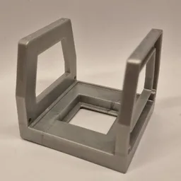 Duplo Train Compartment/Container Frame / Pearl Light Gray
