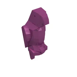 Animal, Bird, Parrot [Plain] / Magenta