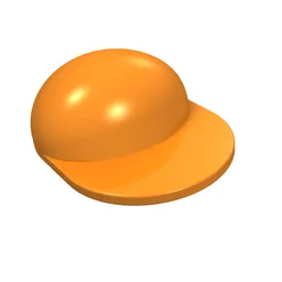 Hat / Cap Long Peak [Plain] / Orange