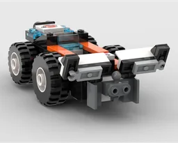 Space Backhoe Loader B-Model - Race Car