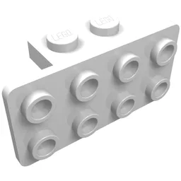 Bracket 1 x 2 - 2 x 4 / White