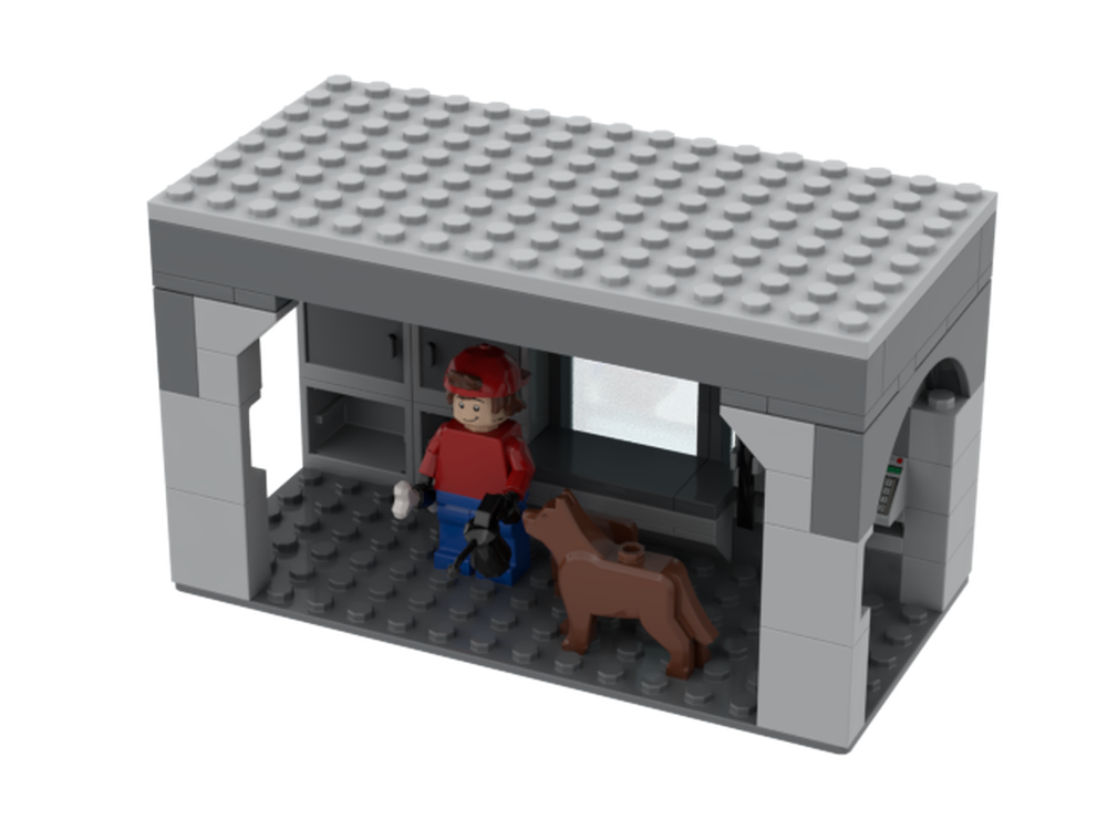 Lego Bill Newton's upgraded secondary workshop