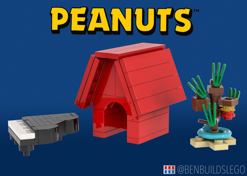 Lego Charlie Brown icons (Minifigure scale)