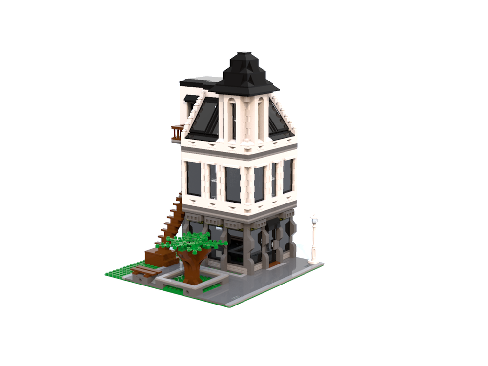 Lego Coffee Bar with 2-ground Apartment