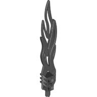 Lego Large Figure Weapon Sword, Toa Flame 2 x 12 with Two Holes / Black