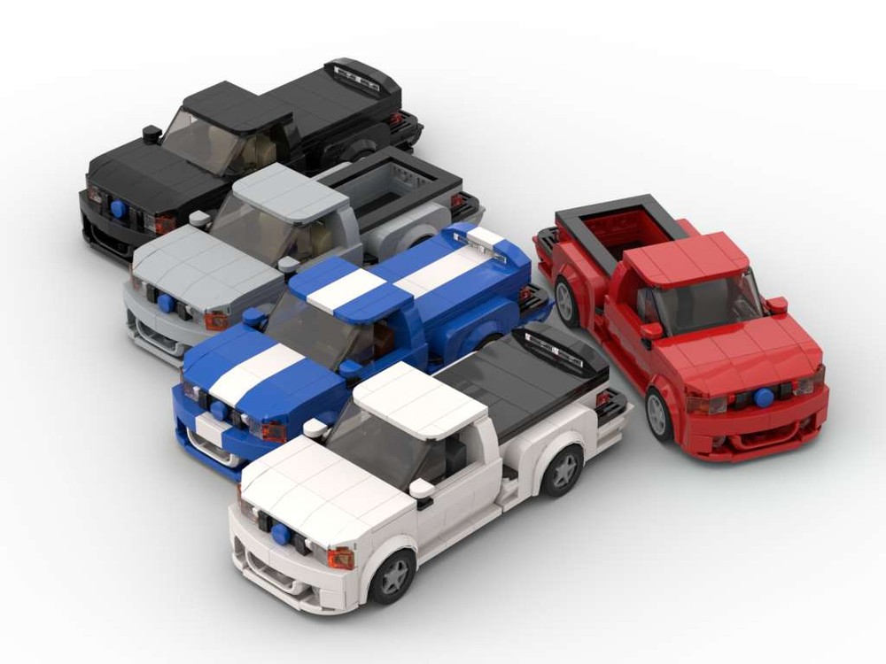 Lego Built Tough F-150 Lightning - Set of Five Colors