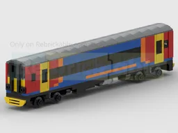 4-Wide Class 153 Diesel Railcar Train In East Midlands Railway Livery