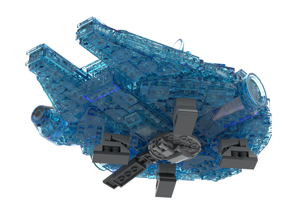 Lego 75375 - Landing pads, ventral gun and entrance MOD