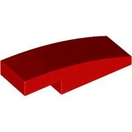 Brick Curved 3 x 1 x 2/3 / Red
