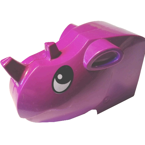 Lego Duplo Animal Brick 2 x 2 Rhino Head / Purple
