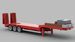 Remote controlled Lowboy Trailer ≈1:23