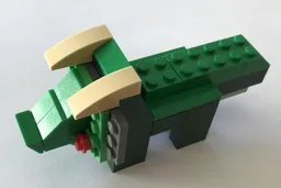 10698 Green dinosaur