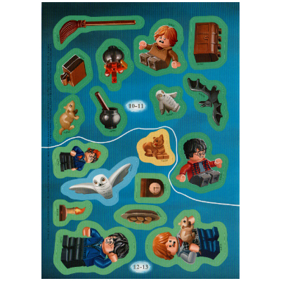 Lego Sticker Sheet 3 for Set 9781913110215-1 / [No Color/Any Color]