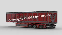 Trailer for Scania Truck T 580 "Torpedo" (MOC-57465)