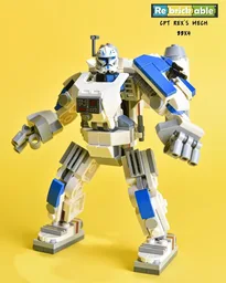 Cpt Rex's Mech (75390 + 75391 alternative)