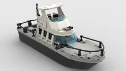 LEGO 4010 Police Rescue Boat Remake