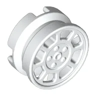 Wheel 11 x 6 with 8 Spokes / White