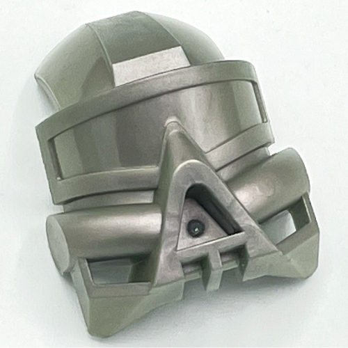 Lego Large Figure Mask Kaukau / Two-tone Silver