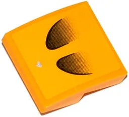 Slope, Curved 2 x 2 x 2/3 with Silver McLaren Logo and 2 Air Intakes Pattern (Sticker) - Set 75909